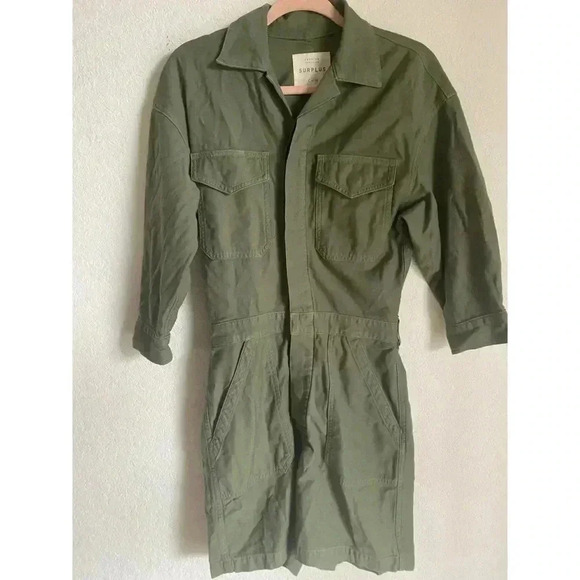 Citizens Of Humanity Marta Green Gorpcore Surplus Collection Romper Size XS - Picture 2 of 12